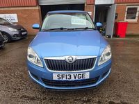 Used Skoda Fabia SE 2013 Blue Hatchback
