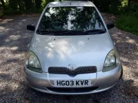 Used Toyota Yaris 2003 Silver Hatchback