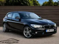 Used BMW 118 Sport Line 150 HP (110 kW) 2016 Black Hatchback