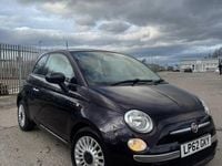 Used Fiat 500 Lounge 85 HP (62 kW) 2013 Mauve/purple Hatchback