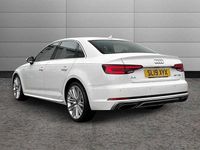 Used Audi A4 S-Line 150 HP (110 kW) 2019 Ibis white, solid Sedan