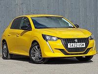 Used Peugeot 208 Active+ 75 HP (55 kW) 2023 Yellow Hatchback