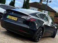 Used Tesla Model 3 Performance 461 kW (627 HP) 2020 Black Sedan