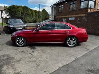 Used Mercedes C220 Premium 170 HP (125 kW) 2016 Red Sedan