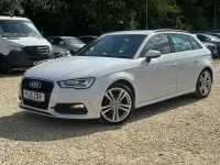 Used Audi A3 Sportback S-Line 184 HP (135 kW) 2015 White Hatchback