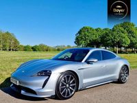 Used Porsche Taycan Performance Package 500 kW (680 HP) 2021 Silver Sedan