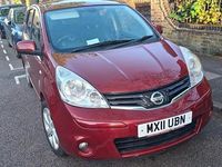 Used Nissan Note Tekna 110 HP (80 kW) 2011 Red Hatchback