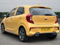 Begagnad Kia Picanto GT-Line 67 HK (49 kW) 2023 Gul Halvkombi