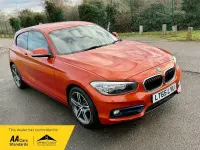 Used BMW 116 Sport Line 2015 Orange Hatchback