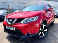 Used Nissan Qashqai N-TEC 110 HP (80 kW) 2015 Red SUV