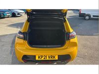 Used Peugeot 208 Premium 101 HP (74 kW) 2021 Yellow Hatchback