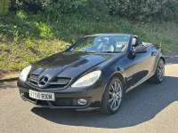 Used Mercedes SLK200 2008 Black Cabriolet