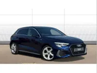 Used Audi A3 S-Line 150 HP (110 kW) 2023 Blue Sedan