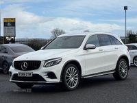 Used Mercedes GLC220 AMG line 2019 White Estate