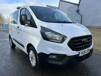 Used Ford Transit Custom 105 HP (77 kW) 2019 White Van