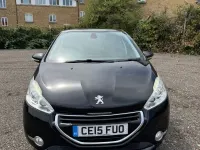 Used Peugeot 208 Allure 90 HP (66 kW) 2015 Black Hatchback