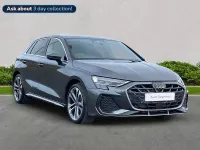New Audi A3 Sportback S-Line 150 HP (110 kW) 2026 Grey Hatchback