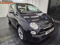 Used Fiat 500 Lounge 69 HP (50 kW) 2015 Black Hatchback
