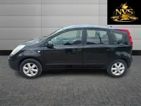 Used Nissan Note Acenta 110 HP (80 kW) 2008 Black Hatchback