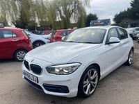 Used BMW 116 Sport Line 2015 White Hatchback