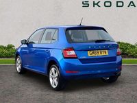 Used Skoda Fabia SE 94 HP (69 kW) 2020 Blue Hatchback