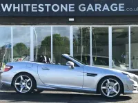Used Mercedes SLK250 AMG 204 HP (150 kW) 2016 Iridium silver Cabriolet