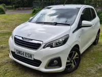 Used Peugeot 108 Allure 82 HP (60 kW) 2014 White Hatchback