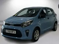 Used Kia Picanto 66 HP (48 kW) 2019 Blue Hatchback