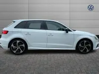 Used Audi S3 Sportback Black Edition 296 HP (217 kW) 2019 White Hatchback