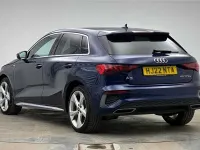 Used Audi A3 Sportback S-Line 204 HP (150 kW) 2022 Blue Hatchback