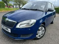 Used Skoda Fabia 60 HP (44 kW) 2012 Blue Hatchback