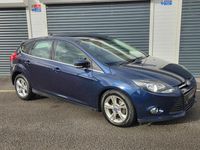 Used Ford Focus Zetec 2013 Blue Hatchback