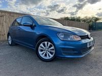 Used VW Golf VII SE 105 HP (77 kW) 2013 Blue Hatchback