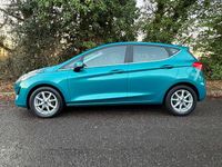 Used Ford Fiesta Zetec 100 HP (73 kW) 2018 Blue Hatchback