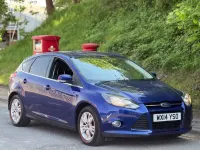 Used Ford Focus Titanium 115 HP (84 kW) 2014 Blue Hatchback