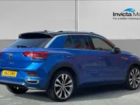 Used VW T-Roc R-line 150 HP (110 kW) 2021 Blue SUV