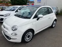 Used Fiat 500 Lounge 69 HP (50 kW) 2017 White Hatchback
