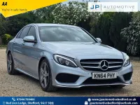Used Mercedes C250 AMG line 204 HP (150 kW) 2014 Silver Sedan