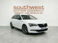 Used Skoda Superb SportLine 190 HP (139 kW) 2016 White Estate