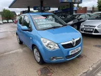 Used Vauxhall Agila S 94 HP (69 kW) 2011 Blue MPV