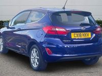 Used Ford Fiesta Zetec 86 HP (63 kW) 2018 Blue Hatchback