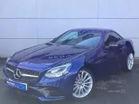 Usado Mercedes SLC300 AMG line 245 HP (180 kW) 2018 Azul Cabrios