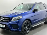 Used Mercedes GLE250 AMG 204 HP (150 kW) 2018 Blue Estate