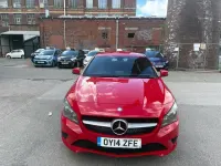 Used Mercedes CLA180 122 HP (89 kW) 2014 Red Coupe