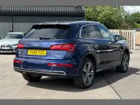 Used Audi Q5 S-Line 190 HP (139 kW) 2019 Navarra blue metallic SUV