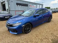 Used Honda Civic SR 126 HP (92 kW) 2021 Blue Hatchback