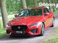 Used Jaguar XE R-Dynamic 300 HP (220 kW) 2019 Red Sedan