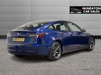 Used Tesla Model 3 Standard Range Plus 366 kW (498 HP) 2021 Blue Sedan