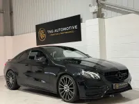 Used Mercedes E220 AMG line 194 HP (142 kW) 2017 Black Coupe