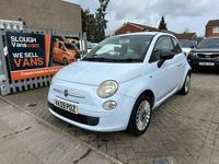 Used Fiat 500 Pop 69 HP (50 kW) 2009 Blue Cabriolet